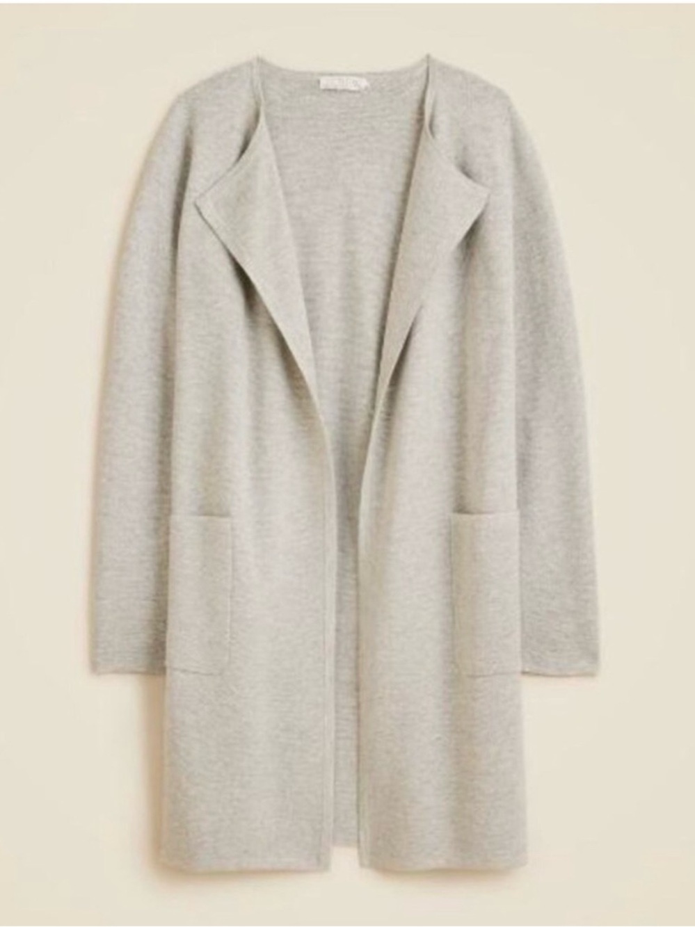 J. Crew Juliette collarless sweater-blazer